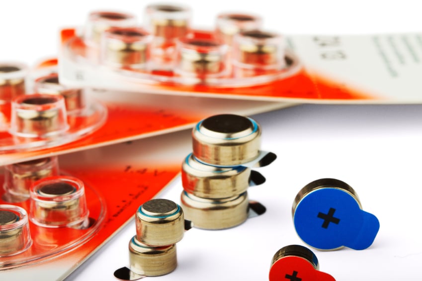 Sets of small batteries